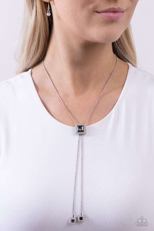 I Solemnly SQUARE - Silver Paparazzi Accessories
