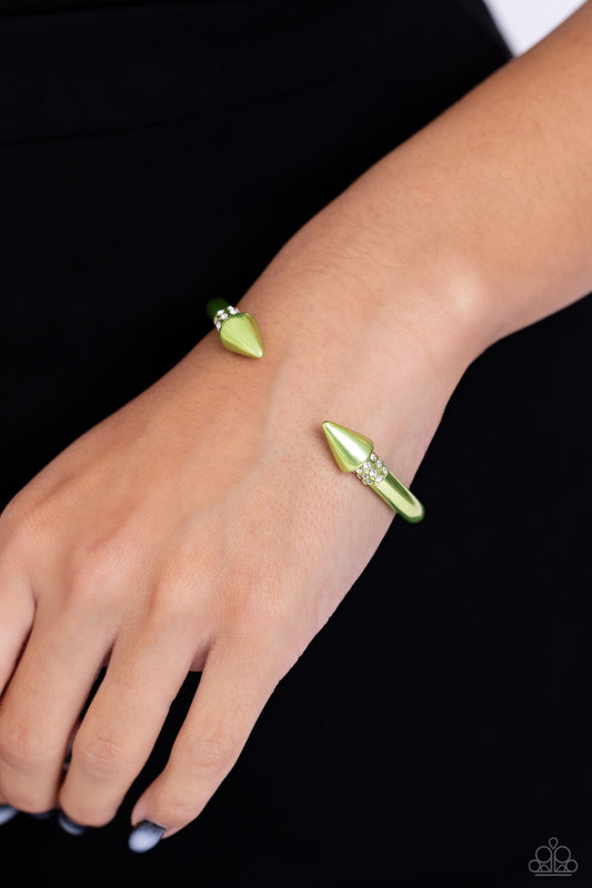 Punky Plot Twist - Green Paparazzi Accessories