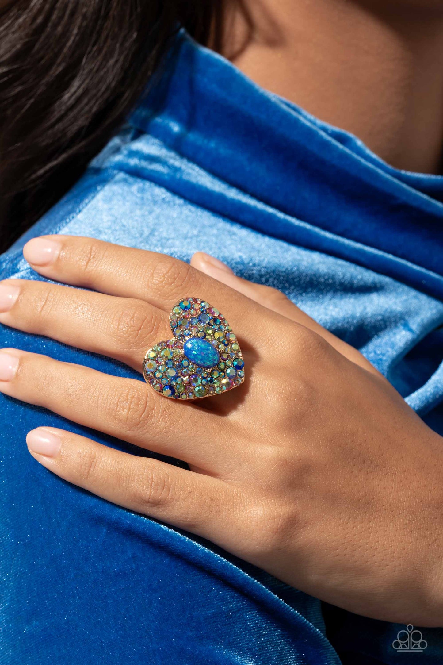 Bejeweled Beau - Blue Paparazzi Accesssories