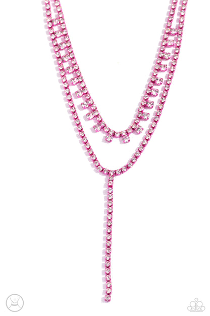 Champagne Night - Pink Paparazzi Accessories