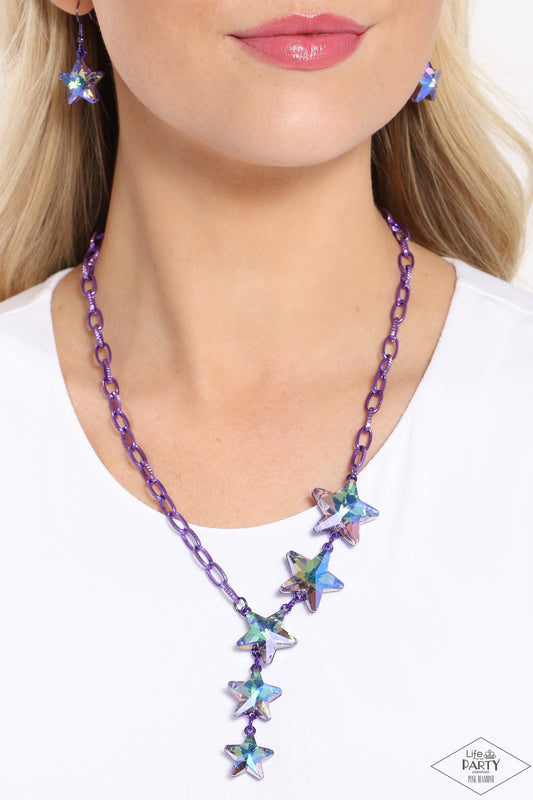 Star-Crossed Sparkle - Purple Paparazzi Accessories
