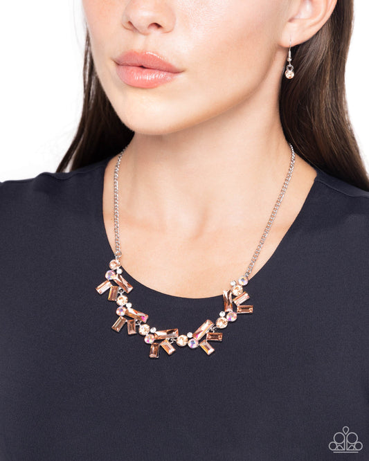 Serene Statement - Orange Paparazzi Accessories