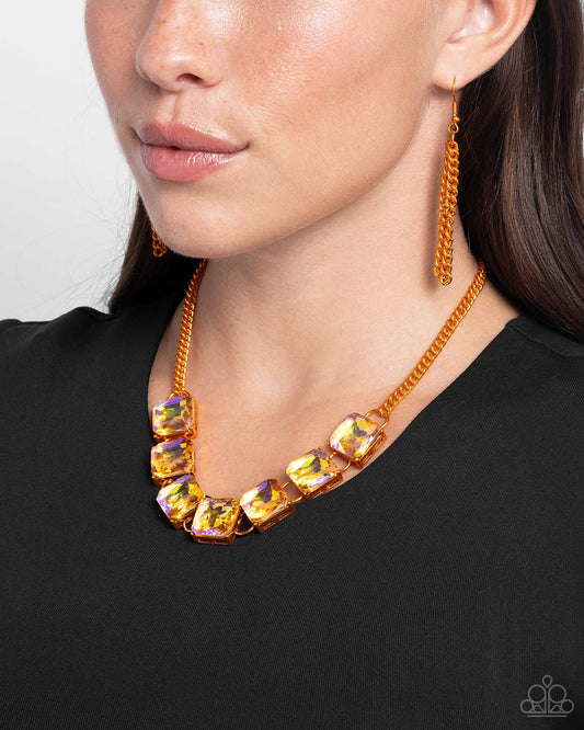 I SQUARE to Secrecy - Orange Paparazzi Accessories
