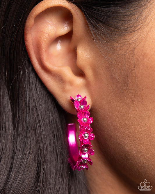 Fashionable Flower Crown - Pink Paparazzi Accessories