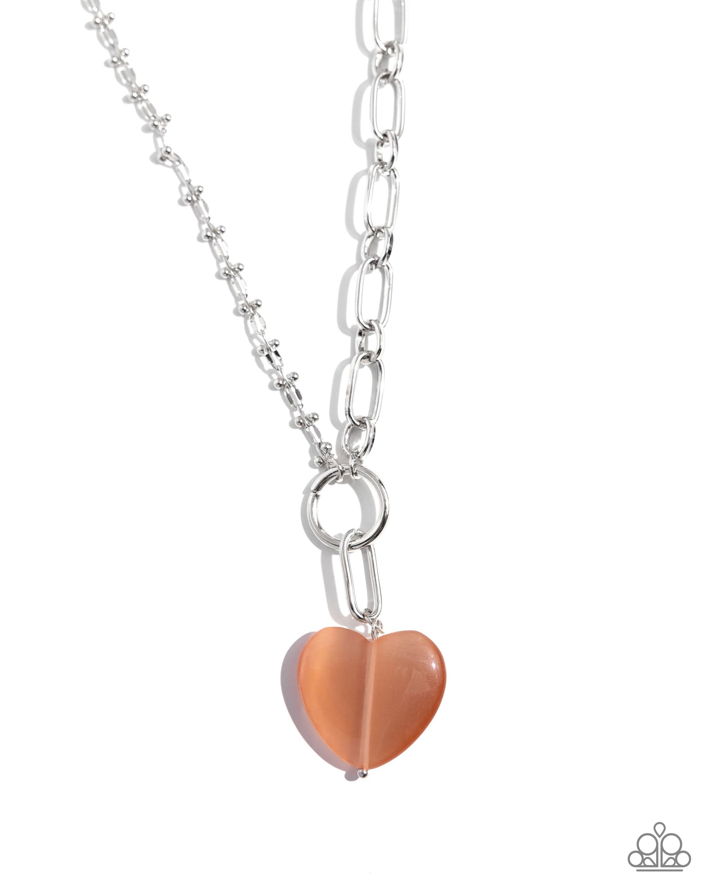 Definition of HEART - Orange Paparazzi Accessories