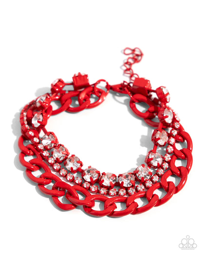 Colorful Canvas - Red Paparazzi Accessories