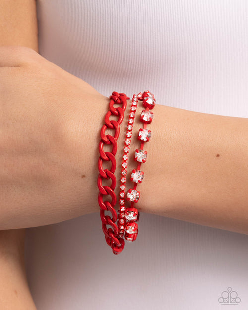 Colorful Canvas - Red Paparazzi Accessories
