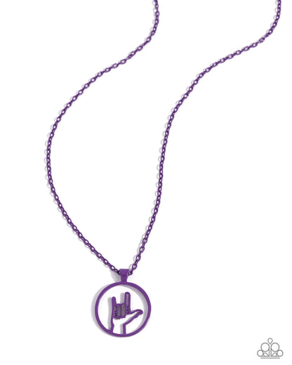 Abstract ASL - Purple Paparazzi Accessories
