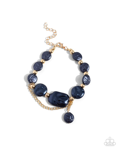 5th Avenue Finesse - Blue Paparazzi Accessories