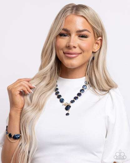 5th Avenue Finesse - Blue Paparazzi Accessories