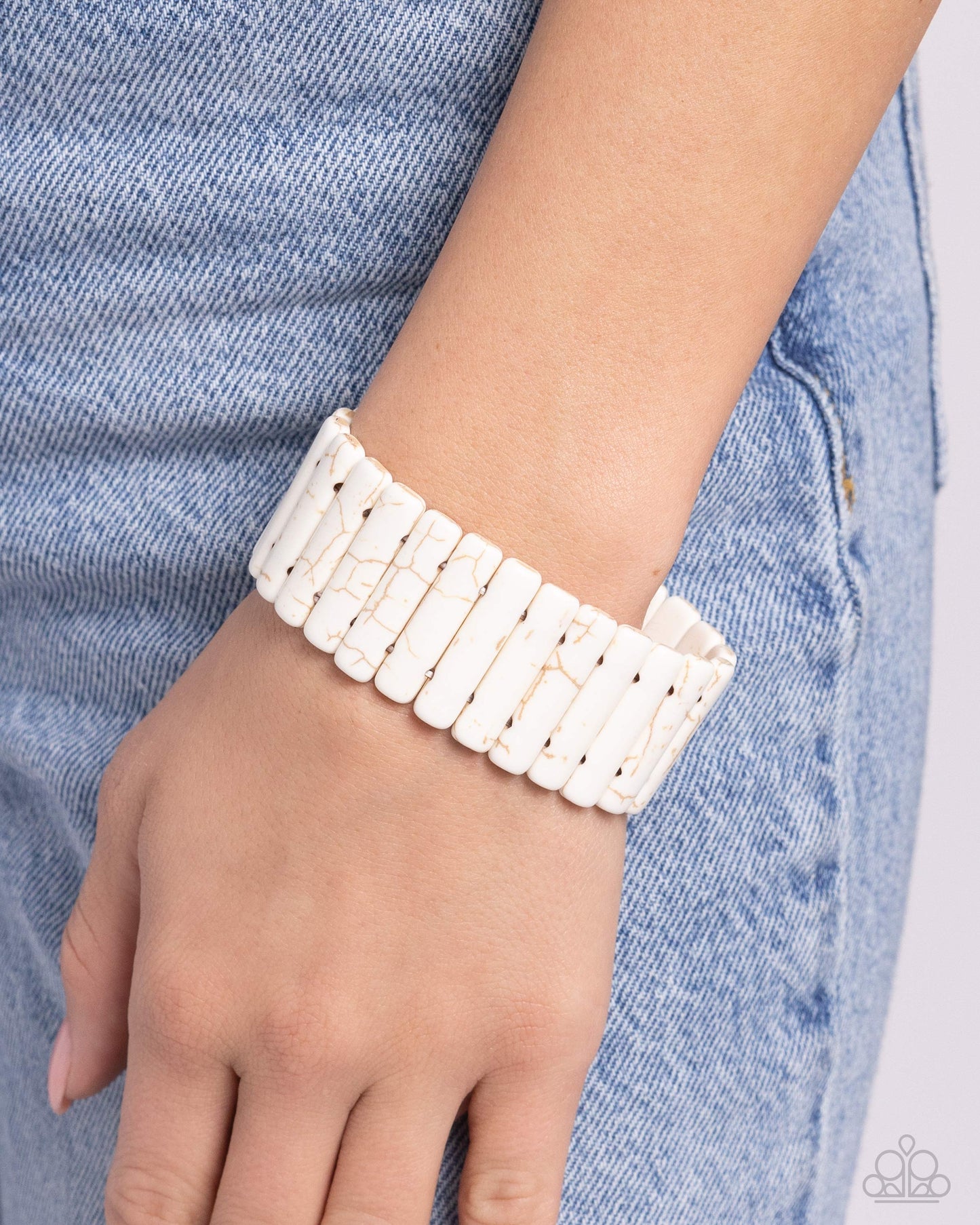 Southern Standing - White Paparazzi Accessories