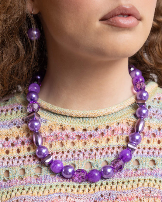 Plentiful Pearls - Purple Paparazzi Accessories