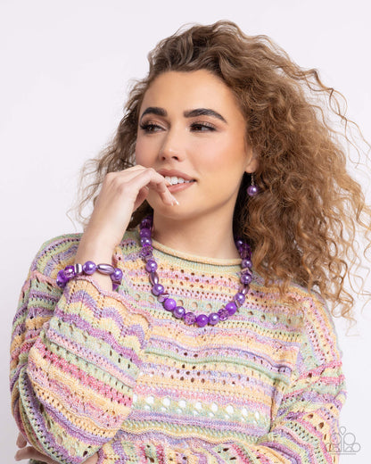 Plentiful Pigment - Purple Paparazzi Accessories