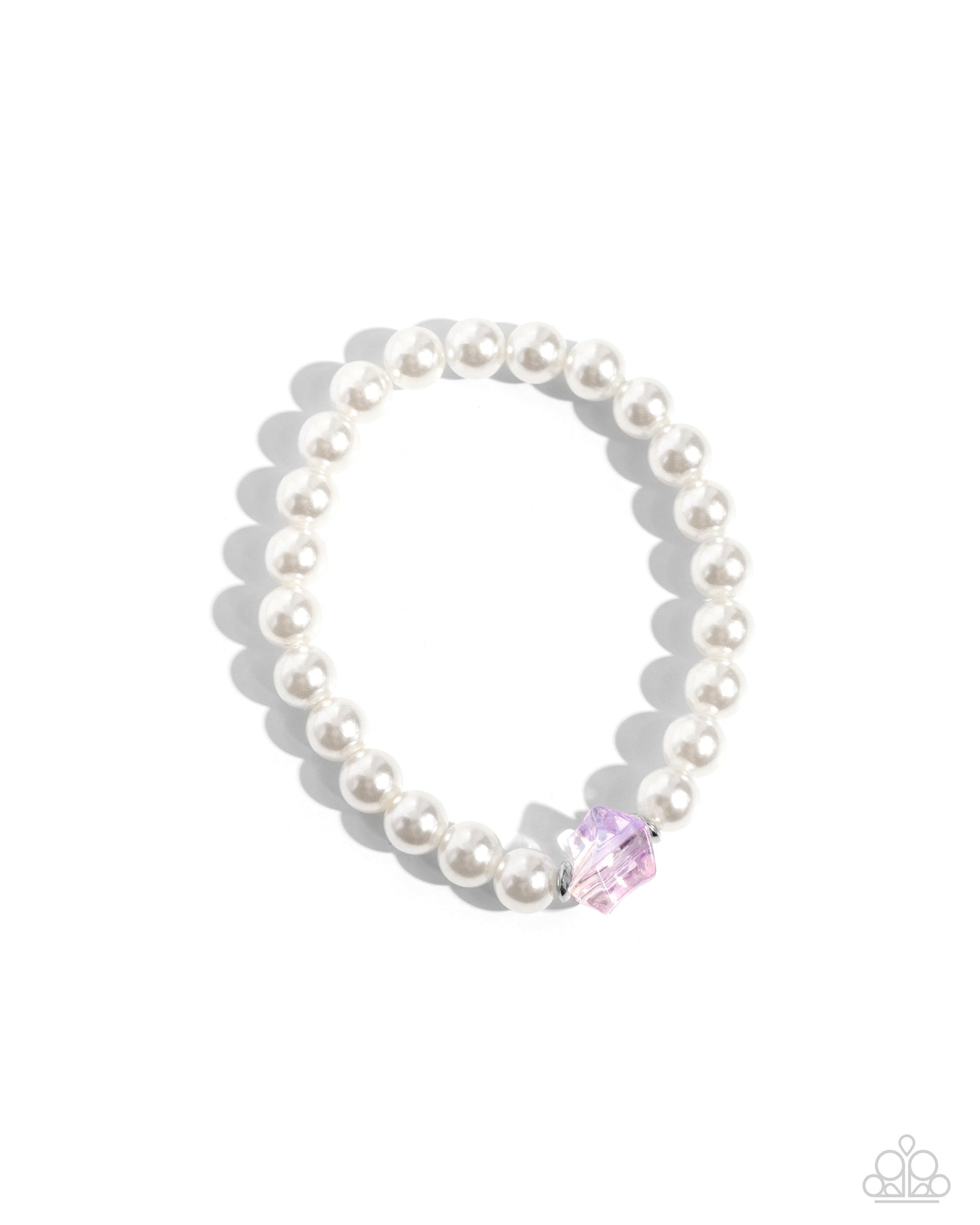 Cubed Charm - Purple Paparazzi Accessories