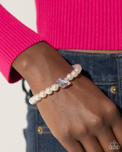 Cubed Charm - Purple Paparazzi Accessories