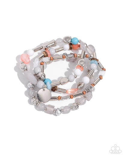 Cloudy Chic - Silver Paparazzi Accessories