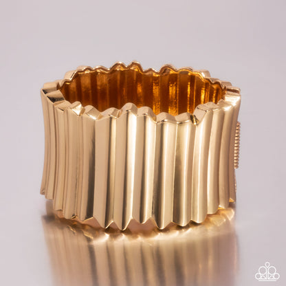 Warped Welding - Gold Paparazzi Accessories