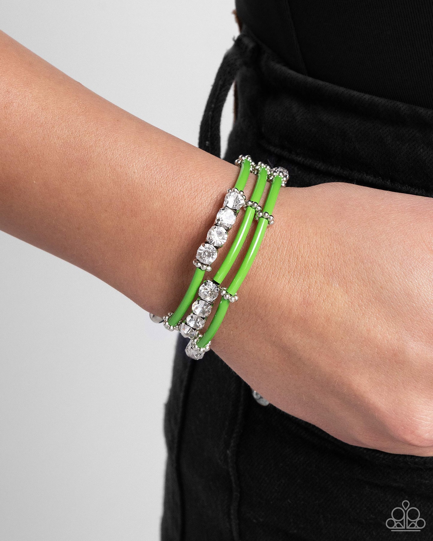Certainly Coiled - Green Paparazzi  Accessories