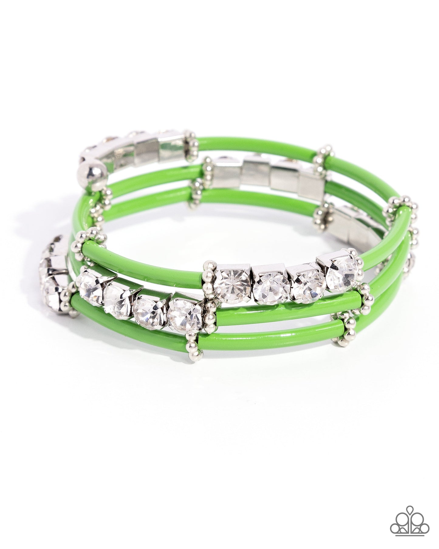 Certainly Coiled - Green Paparazzi  Accessories