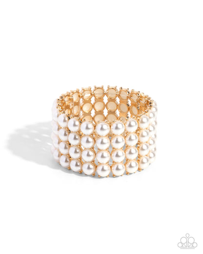 OmbrÃ© Overture - Gold Paparazzi Accessories