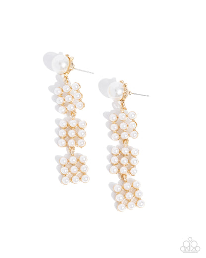 Pearl Pastime - Gold Paparazzi Accessories