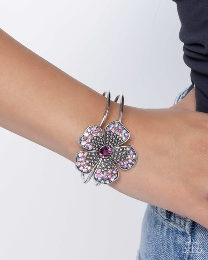 Bedazzled Bloom - Purple Paparazzi Accessories