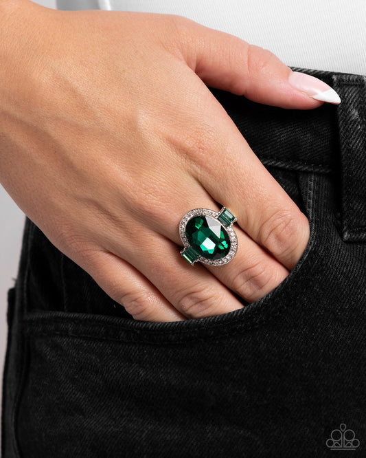 Stubborn Shimmer - Green Paparazzi Accessories