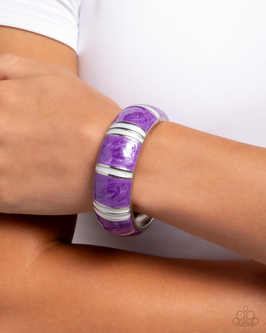 Pearly Persistence - Purple Paparazzi Accessories