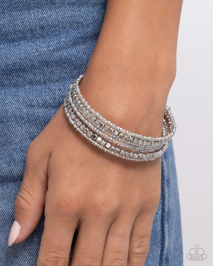 Best Way to Unwind - Silver Paparazzi Accessories