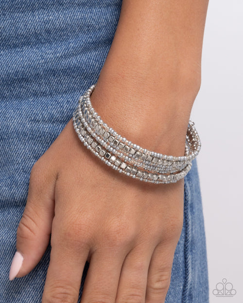 Best Way to Unwind - Silver Paparazzi Accessories