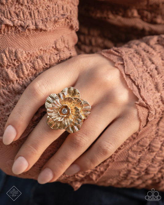 Grand Garden - Gold Paparazzi Accessories