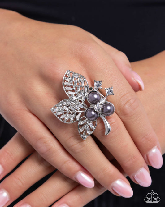 Luminescent Leaves - Silver Paparazzi Accessories