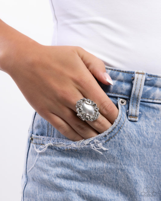 Flashy Frenzy - White Paparazzi Accessories