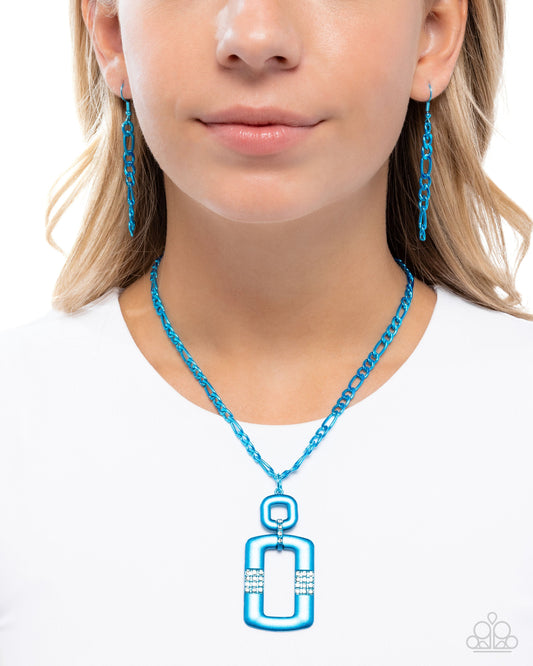 Metallic Movement - Blue Paparazzi Accessories
