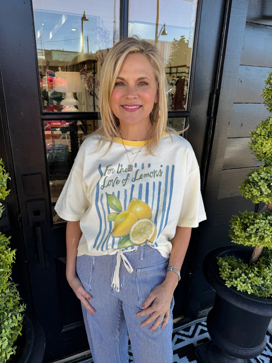 Lemon Lovers Tee - Light Lemon