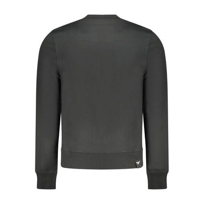 Accademia Militare Black Cotton Men's Sweatshirt