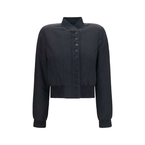 Alexander McQueen Black Polyester Bomber