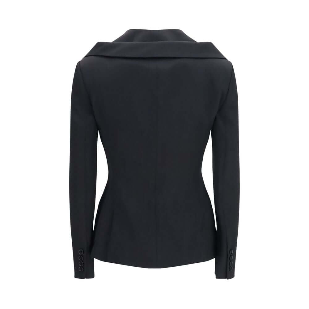 Alexander McQueen Black Wool Oves Aries Full-Length Jacket
