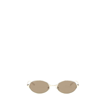 Alexander McQueen Gold Metal Sunglasses