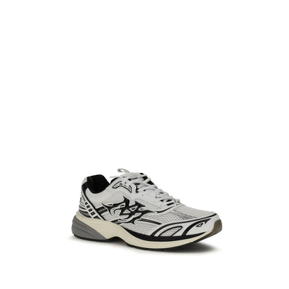 Amiri White Calf Leather Bos Taurus Athletic Sneakers