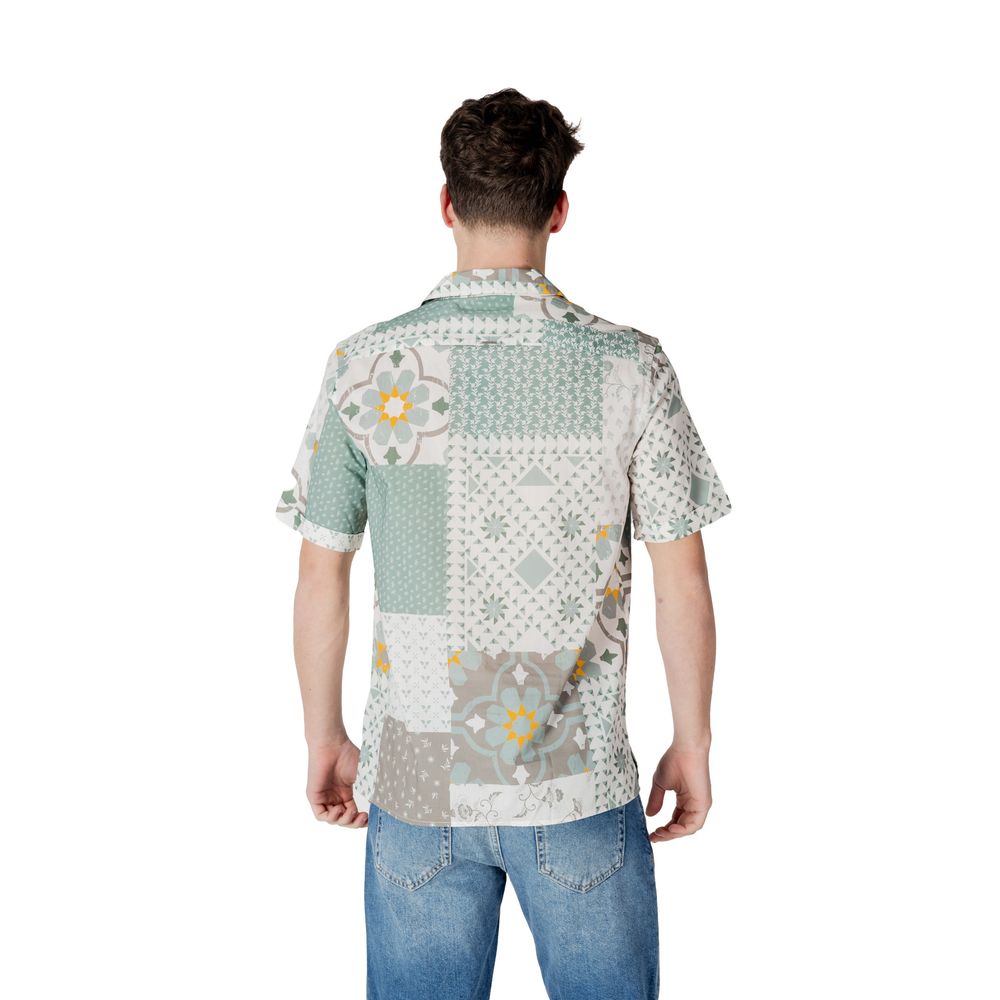 Antony Morato Bicolor Viscose Shortsleeve Shirt