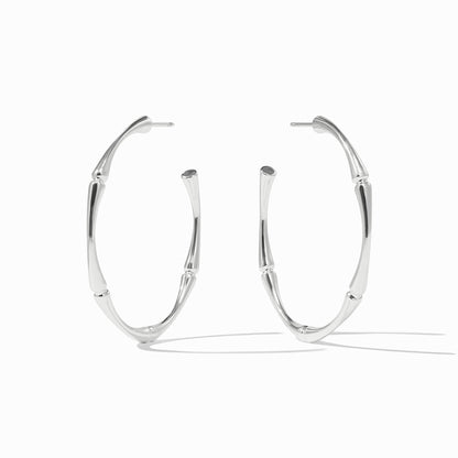 Bamboo Hoop - Silver