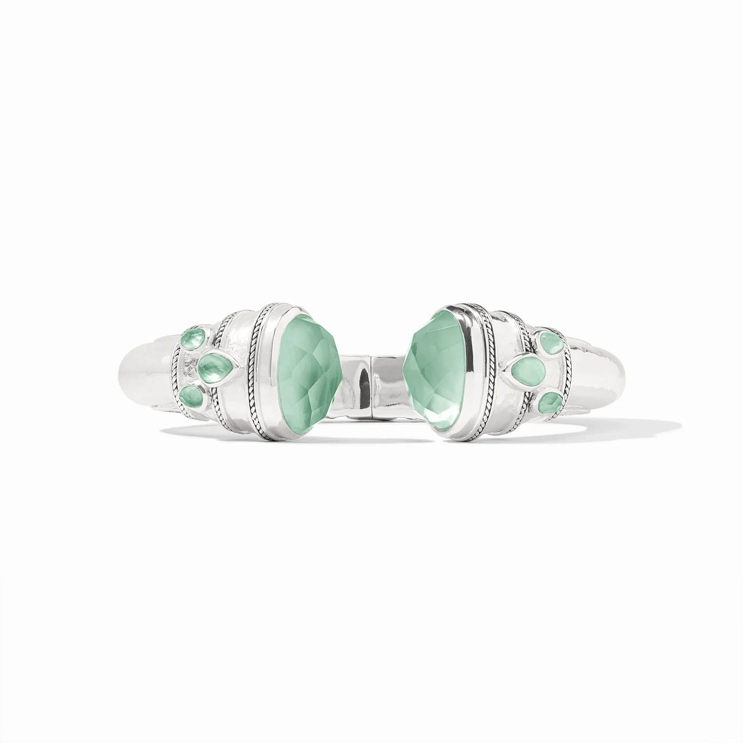 Cannes Cuff - Iridescent Aquamarine Blue