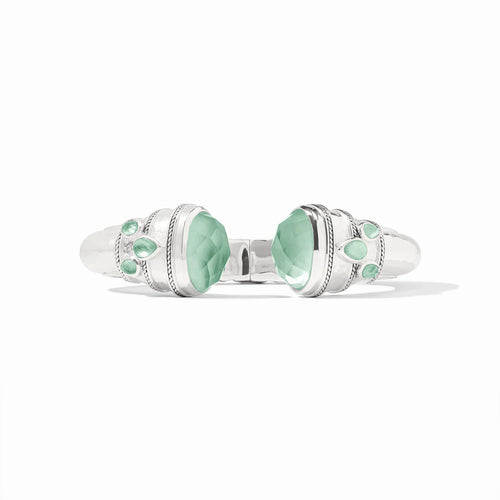 Cannes Cuff - Iridescent Aquamarine Blue