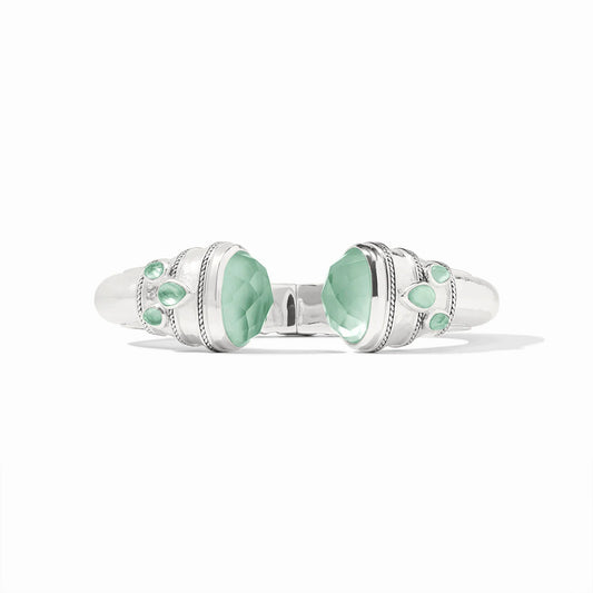Cannes Cuff - Iridescent Aquamarine Blue