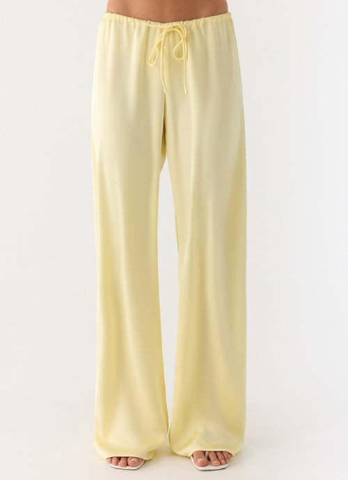 Deacon Low Rise Pants - Yellow