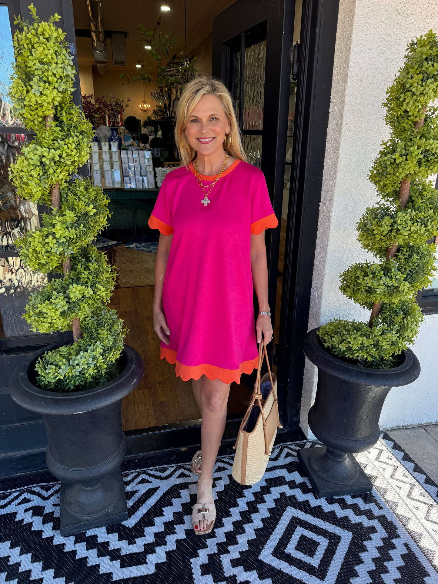 Tayllor Dress - Fuchsia