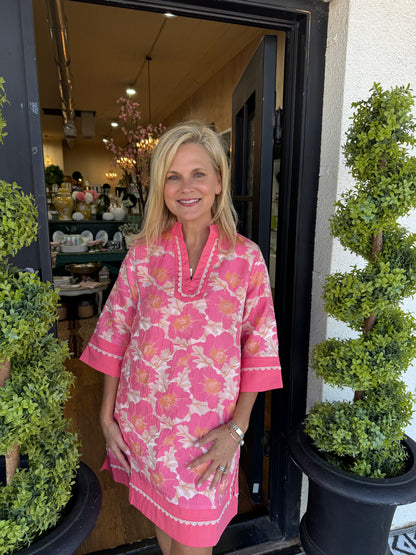 Vivy Dress - Flamingo