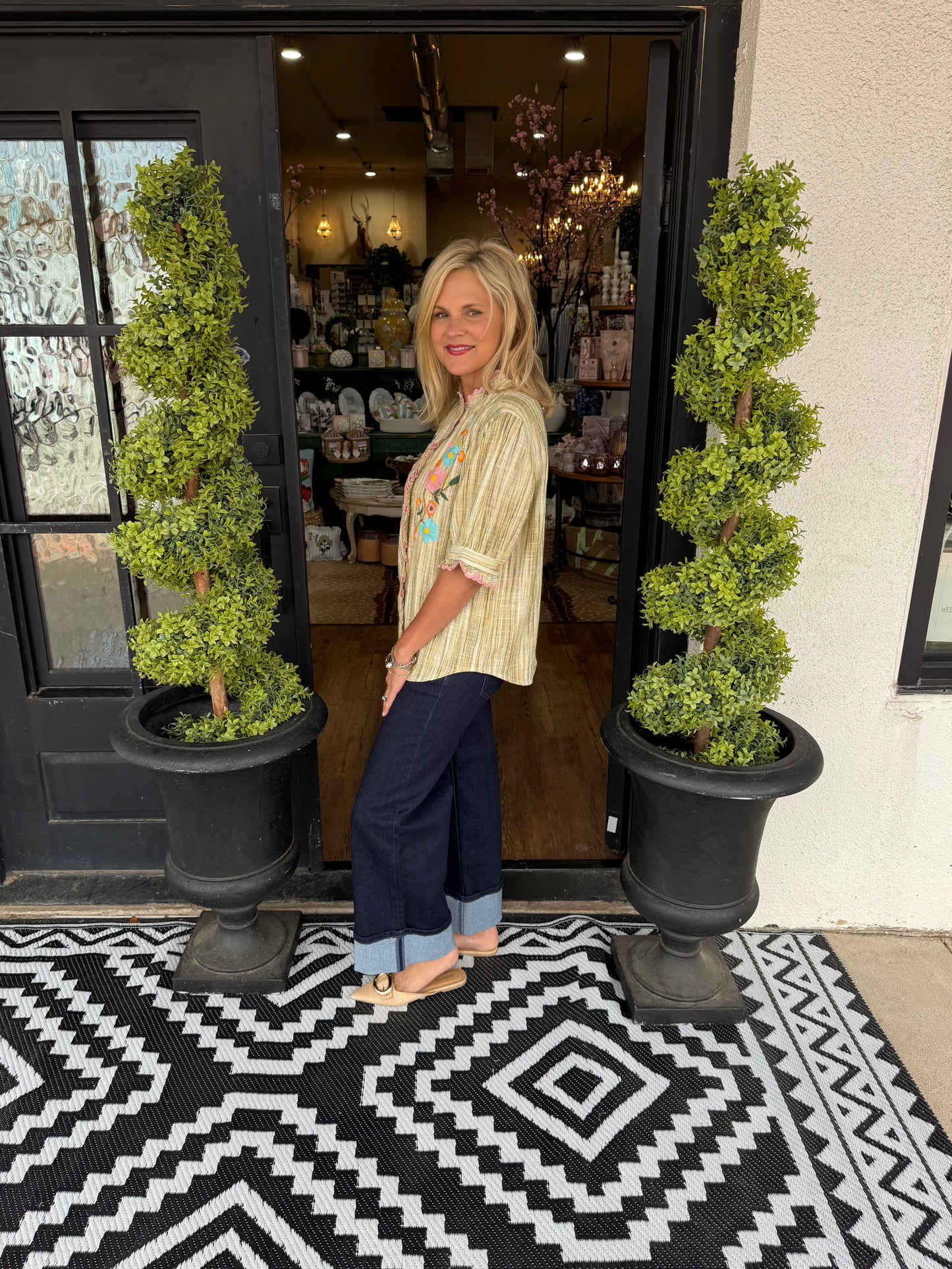 Ivy Jane Ribbon Embroidered Blouse