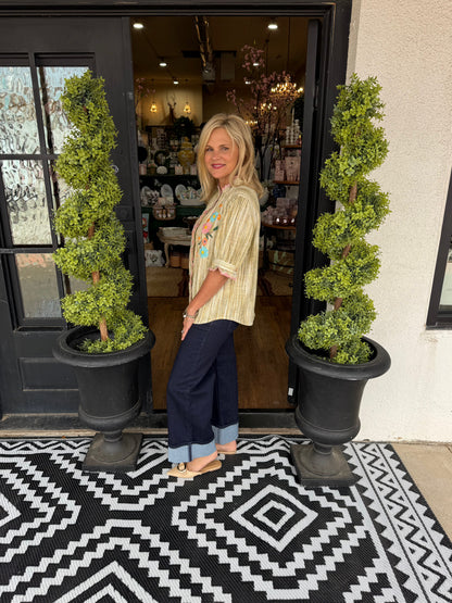 Ivy Jane Ribbon Embroidered Blouse